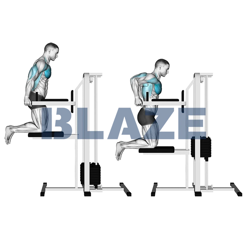 Dipy na klatkę piersiową (z asystą)