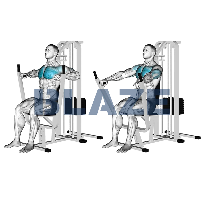 Wyciskanie na maszynie do klatki piersiowej