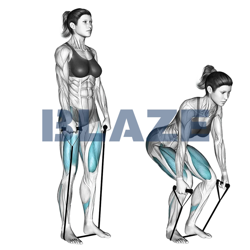 Martwy ciąg z gumą oporową