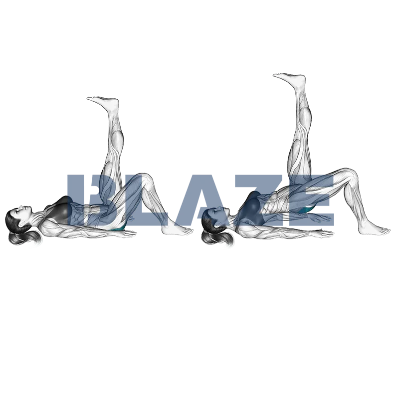 Pont fessier sur une jambe