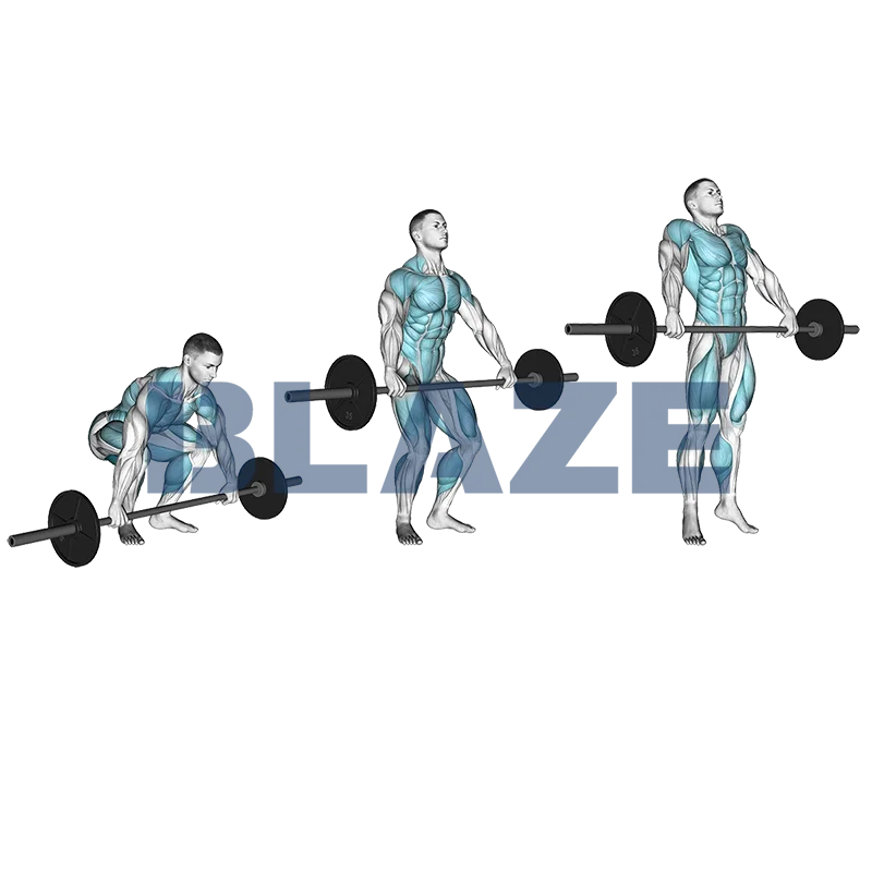 Cięgnij ciężar z podrzutem sztangi