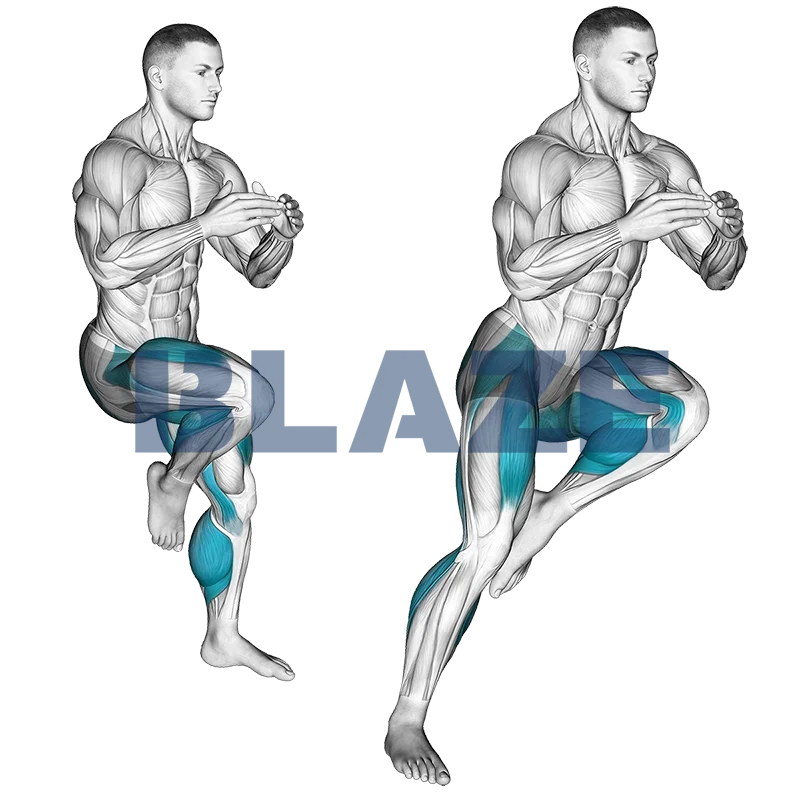 Skok plyometryczny boczny z boku na bok