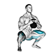 Squat gobelet avec kettlebell