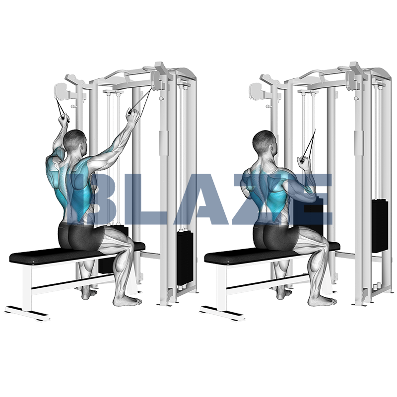 Lat machine con doppio cavo (presa neutra)